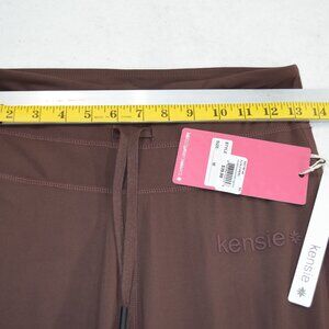 kensie Women's Stretch Flare Leggings Color Brown Size Medium NWT #0278